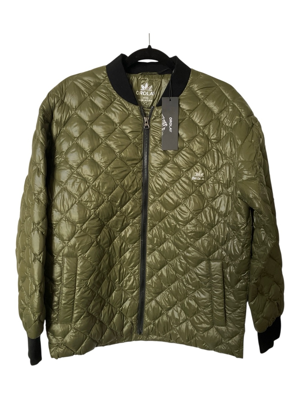 Orolay Size XS New with Tags Fall Jacket Green Puffer Packable Travel